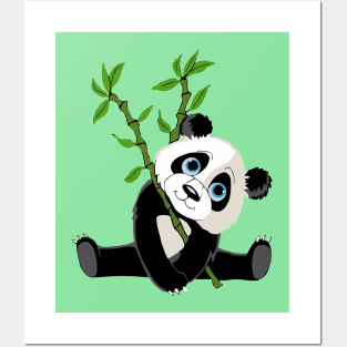 Cute Baby Panda Posters and Art